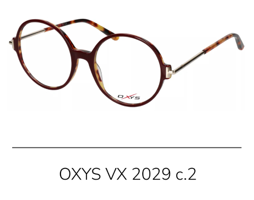 okulary okrągłe bordowe